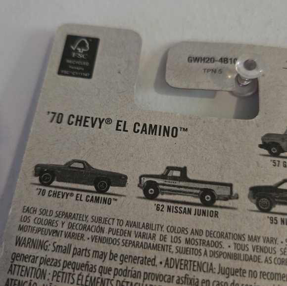 1970 El Camino Matchbox Trucks Series in Red 10/12 - Picture 7 of 8